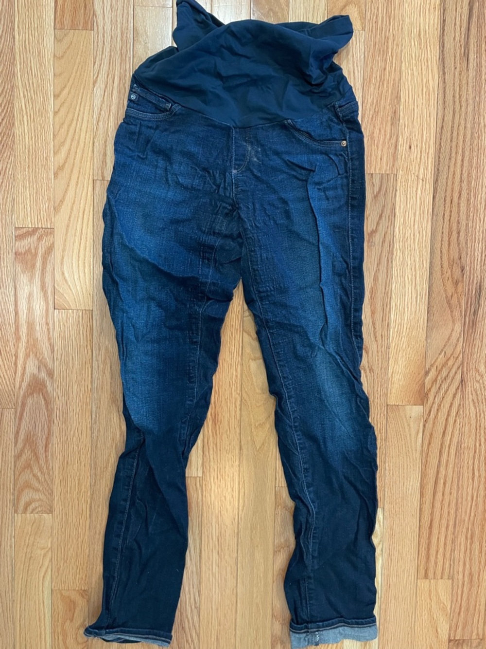 Ag Adriano Goldschmied Dark Blue Maternity Jeggings